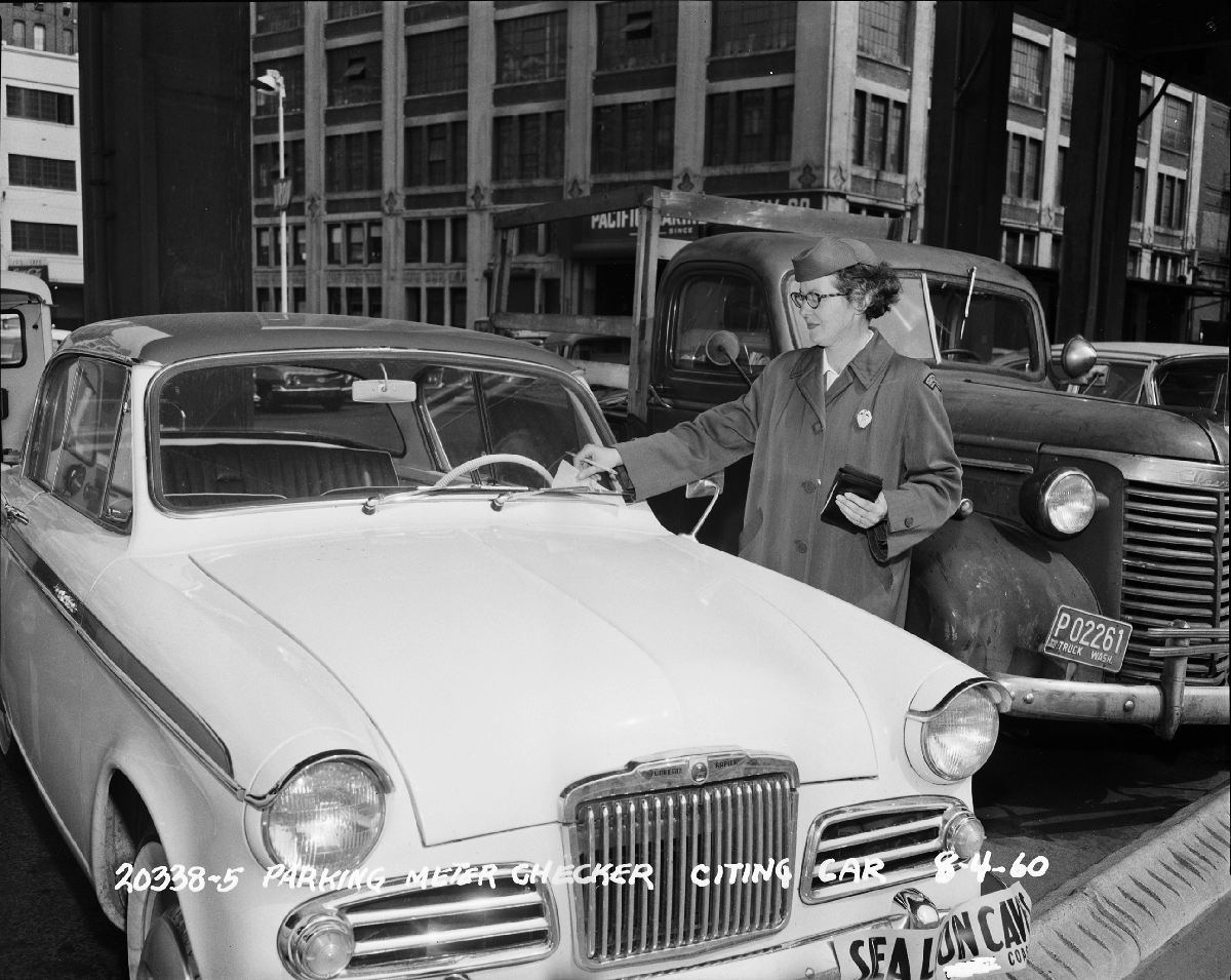 A parking attendant issuing a fine — the kind of penalty for unlawful conduct that must be added back and is never tax-deductible.