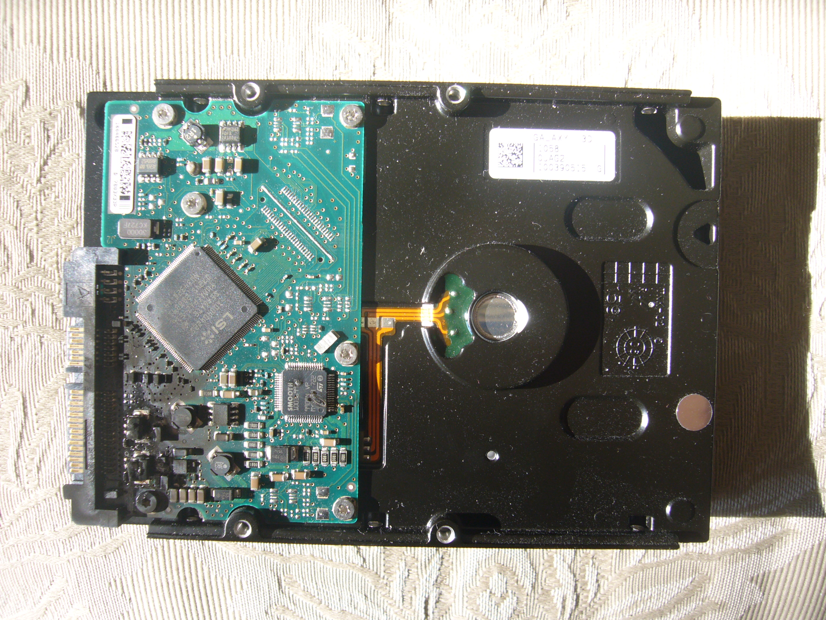 A hard drive that has suffered physical failure still requires forensic data recovery to salvage its contents, illustrating why deleted electronic documents remain within the scope of disclosure if they are still recoverable.