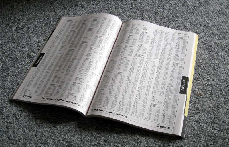 A standard telephone directory. Names and addresses published in a public directory are not protected NPI until they are explicitly linked to a nonpublic financial fact.