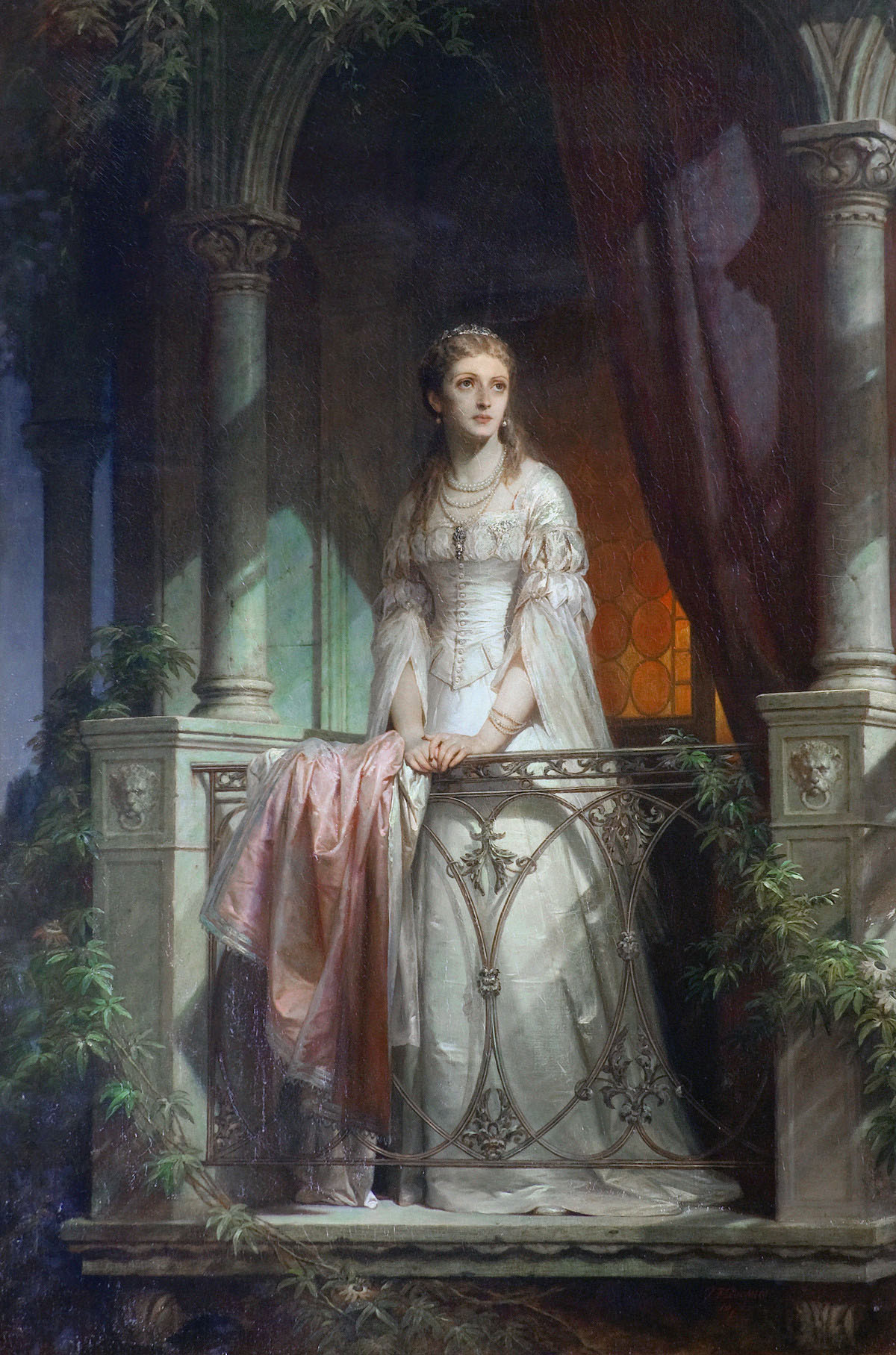 In Shakespeare's Romeo and Juliet, Juliet delivers a famous soliloquy on her balcony, speaking her private thoughts aloud while under the impression she is entirely alone.