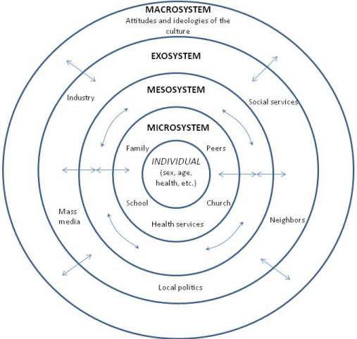 Bronfenbrenner's ecological systems theory maps the nested environmental influences—from immediate family contexts to broad cultural values—that impact a student's development.