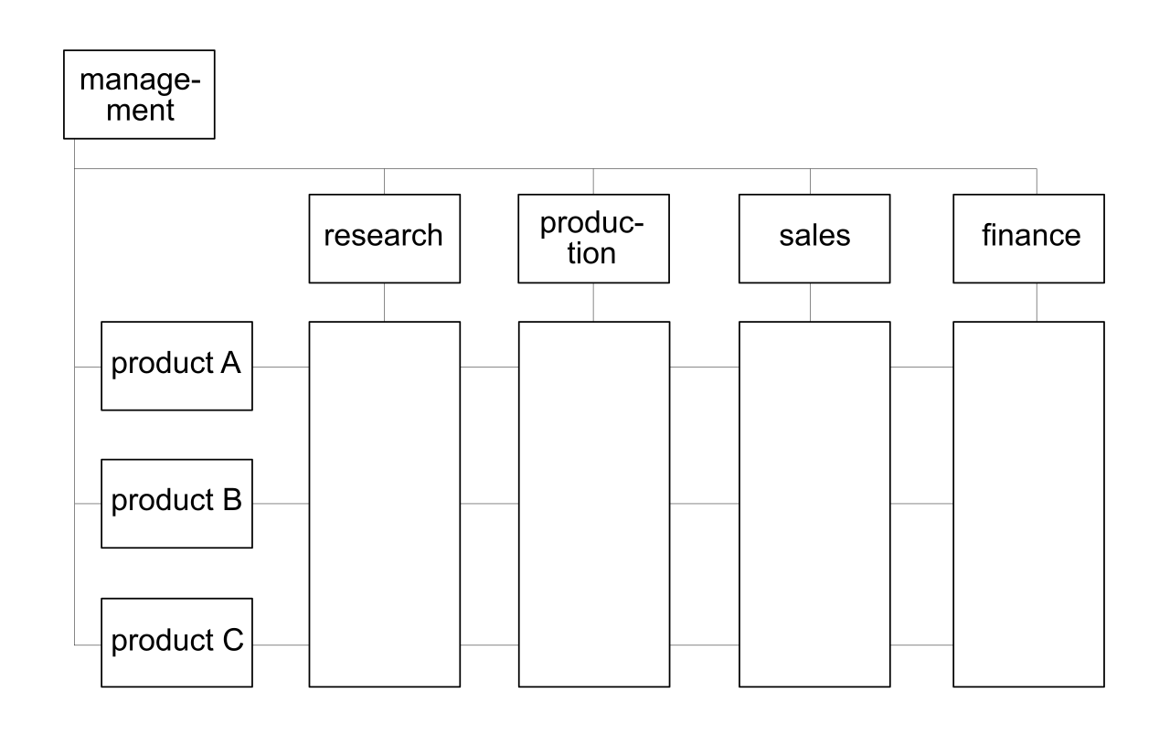 In a matrix organization, employees report to both functional managers and project managers, creating a dual reporting structure that structurally increases the probability of resource allocation conflicts.
