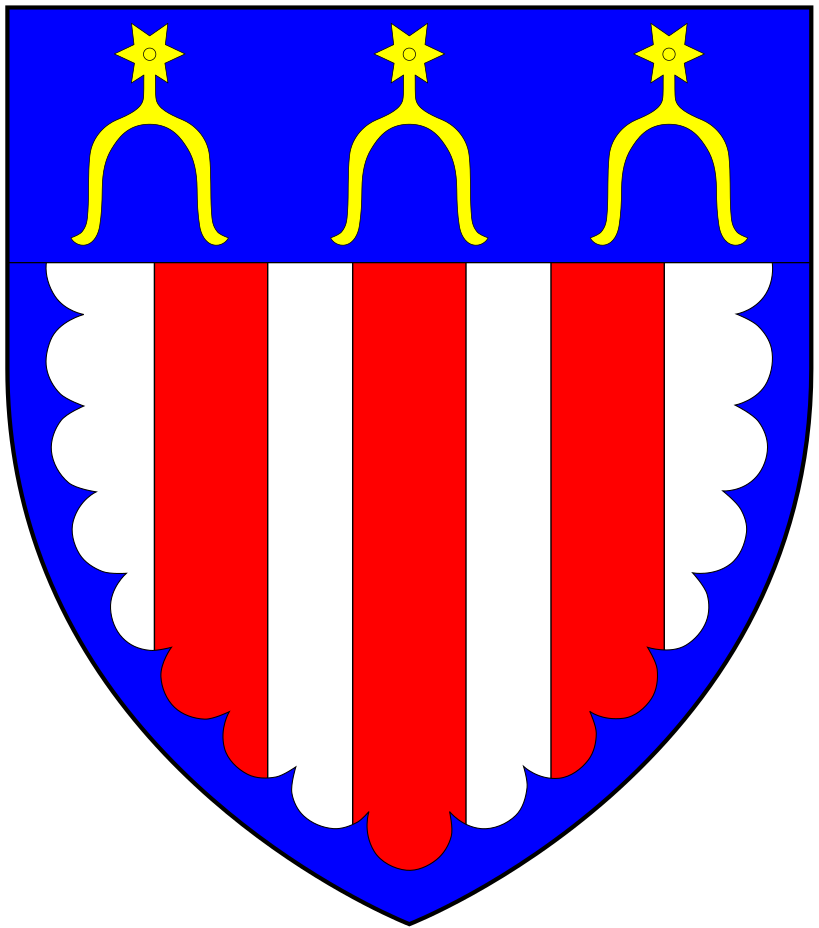 Armorial bearings associated with the Knight family of Downton Castle, at the centre of Knight v Knight (1840), the case that established the three-certainties test every express trust must pass.