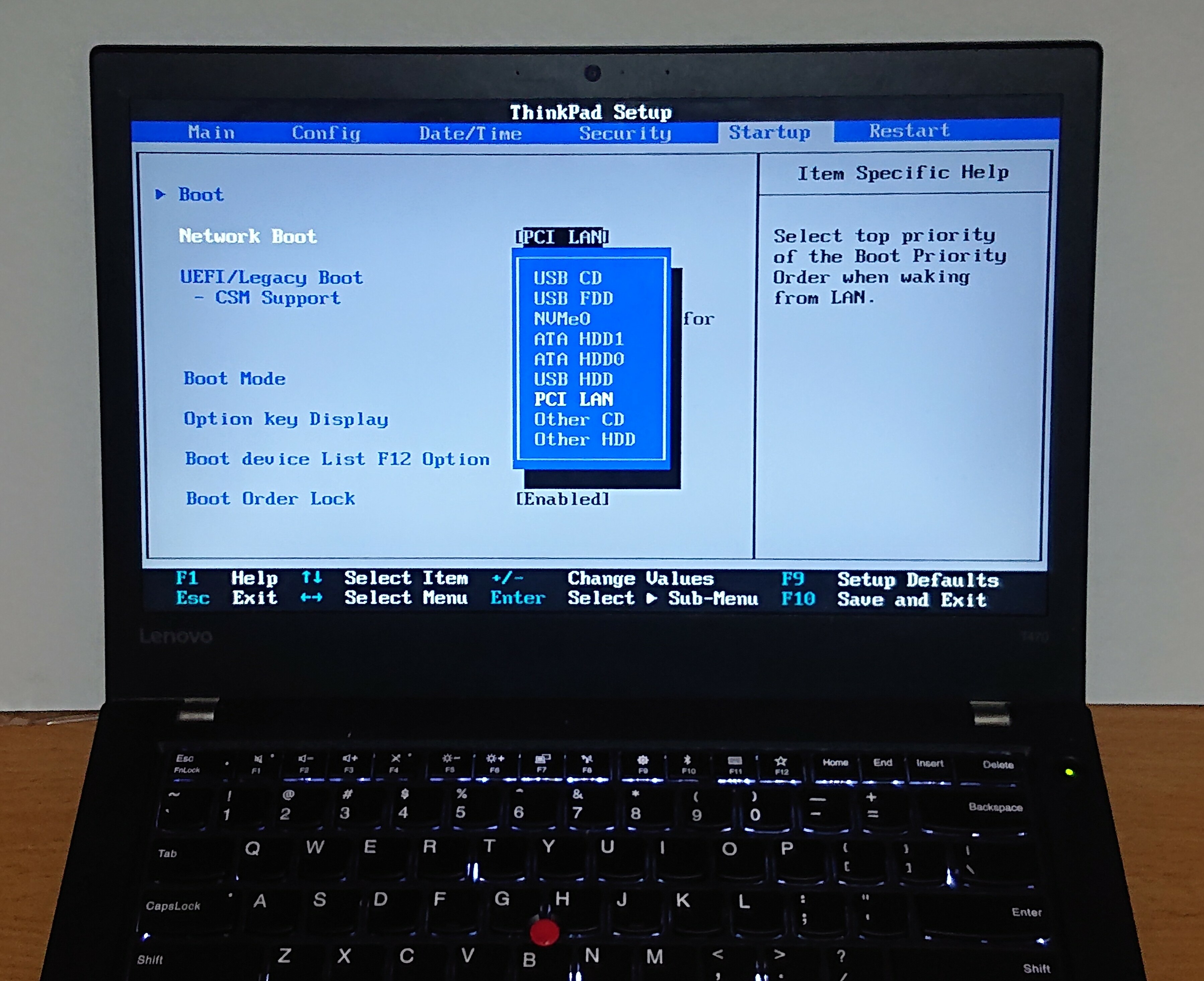 To boot from a USB flash drive, technicians must access the system's UEFI or BIOS interface and prioritize the USB device over the internal hard drive in the boot sequence.