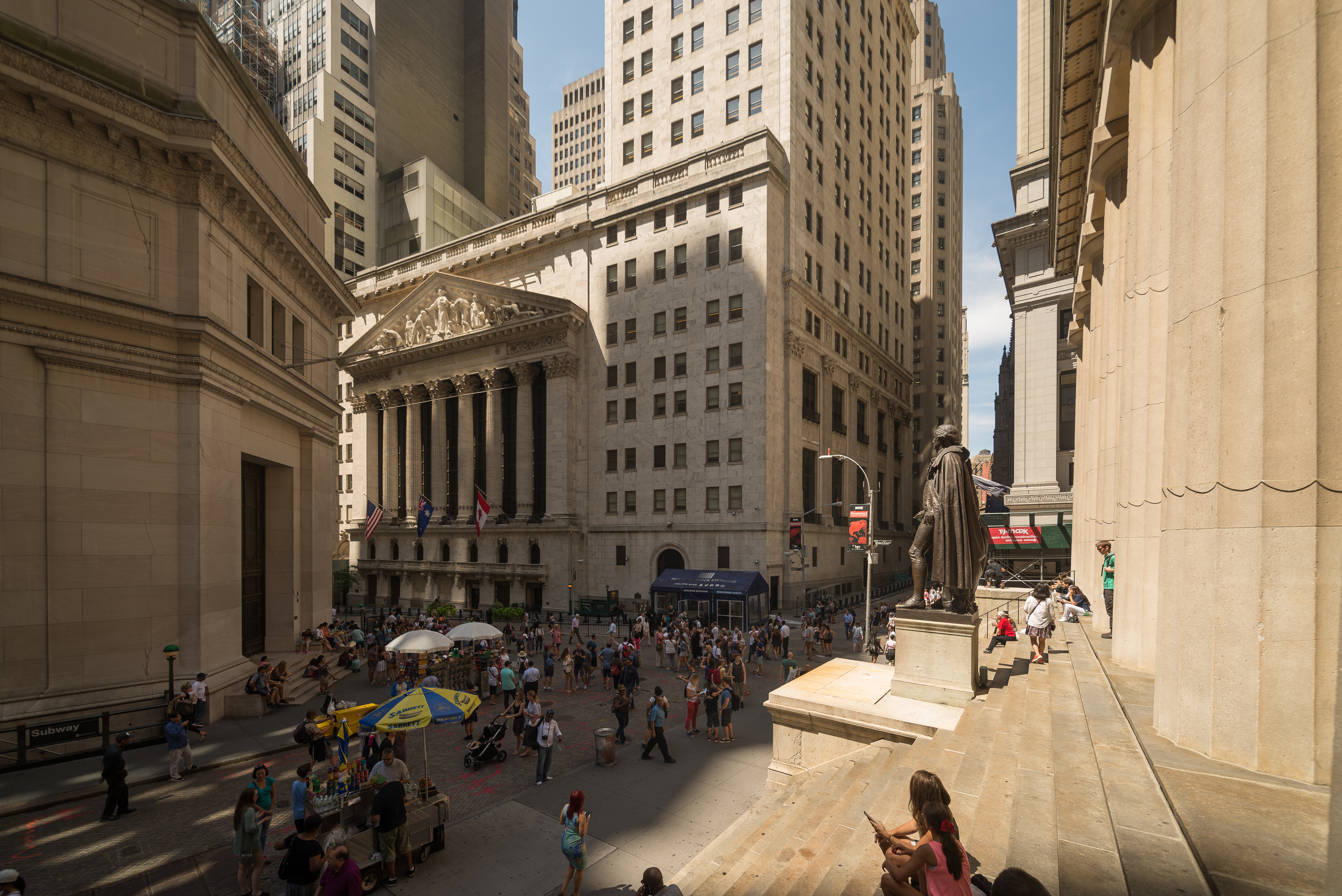The New York Stock Exchange. Under NSMIA, securities listed on national exchanges like the NYSE are designated as federal covered securities, preempting the need for redundant state-level registration.