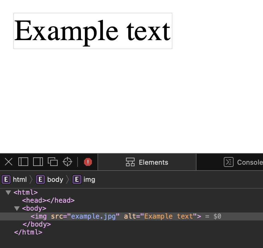 HTML alternative text (alt text) provides a direct written description of visual media, ensuring that screen reading software can narrate images for students with visual or print disabilities.