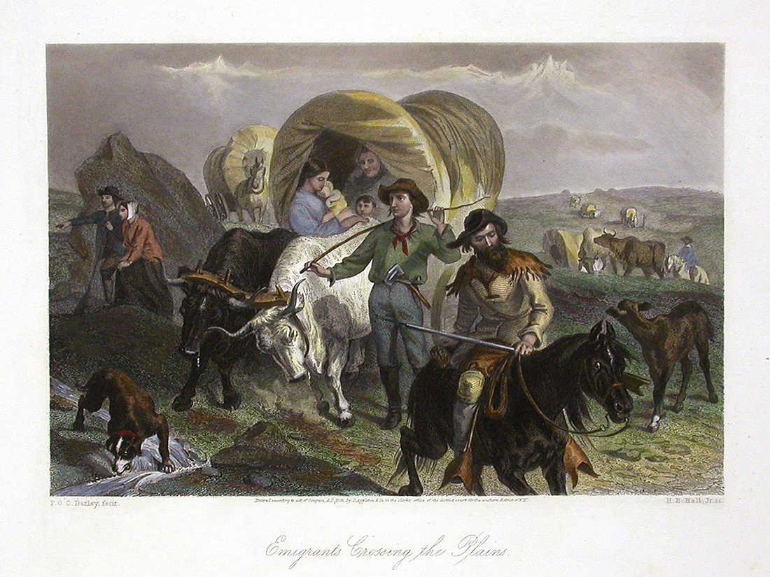 While "Manifest Destiny" was the ideological justification for expansion, the physical reality involved hundreds of thousands of pioneers undertaking grueling overland migrations in wagon trains.