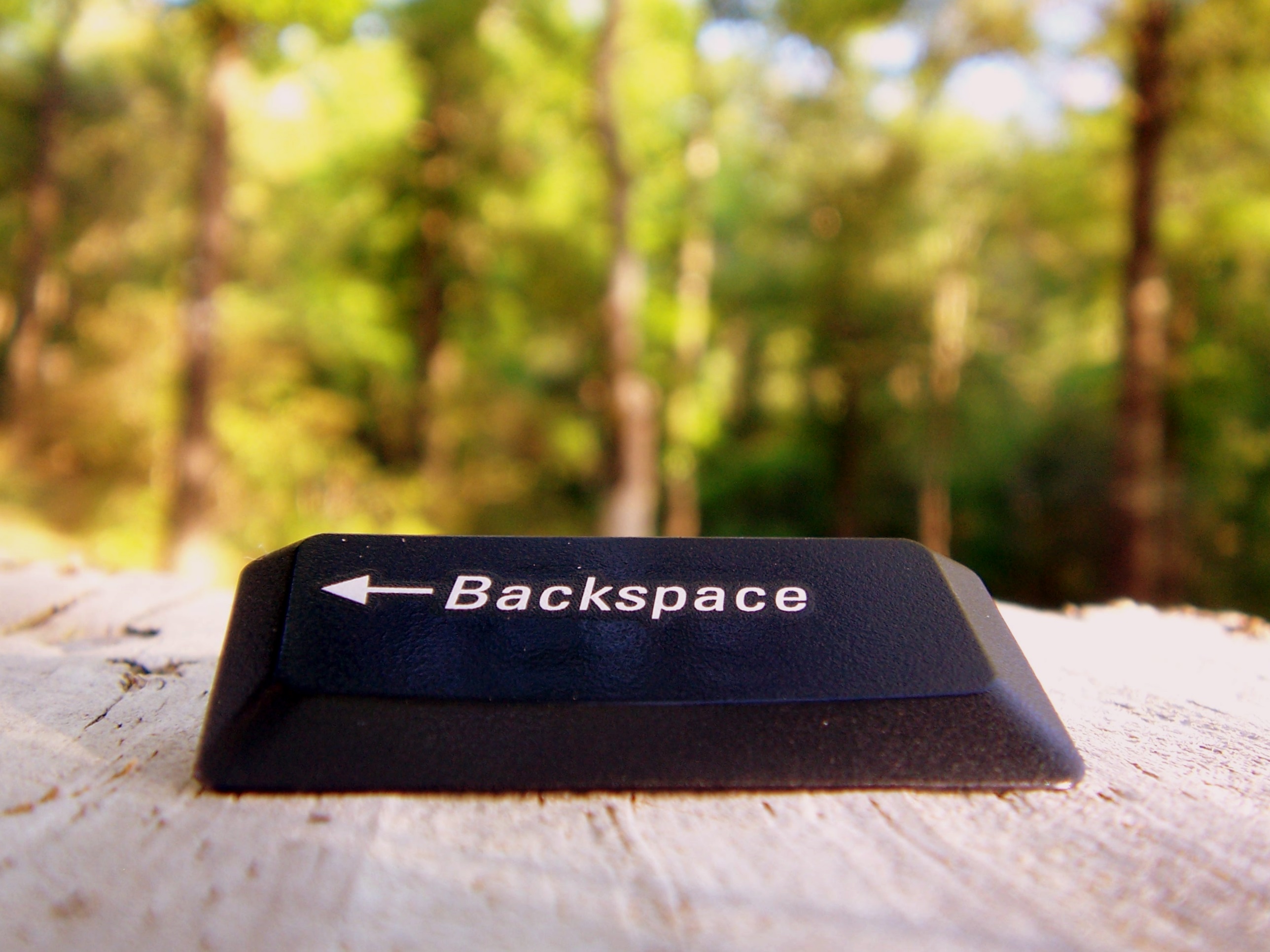 The backspace key. In electronic health records, nurses must create an addendum rather than deleting original entries to ensure legal transparency.