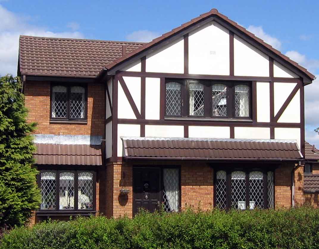 Because deed restrictions run with the land, they can enforce highly specific architectural controls on all future owners, such as mandating Tudor-style design elements in a subdivision.