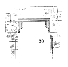 A structural lintel demonstrating how the massive weight of masonry above an opening is safely supported and transferred laterally to the adjacent walls.