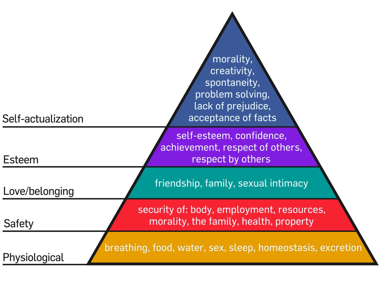 Maslow's Hierarchy of Needs establishes that foundational physiological and safety requirements must be fulfilled before a student possesses the cognitive readiness to engage in higher-order academic learning.