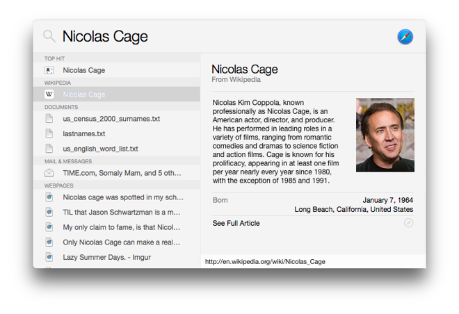 Spotlight functions as the central search interface of macOS, allowing users to rapidly locate files, launch applications, and bypass the traditional graphical file manager entirely.