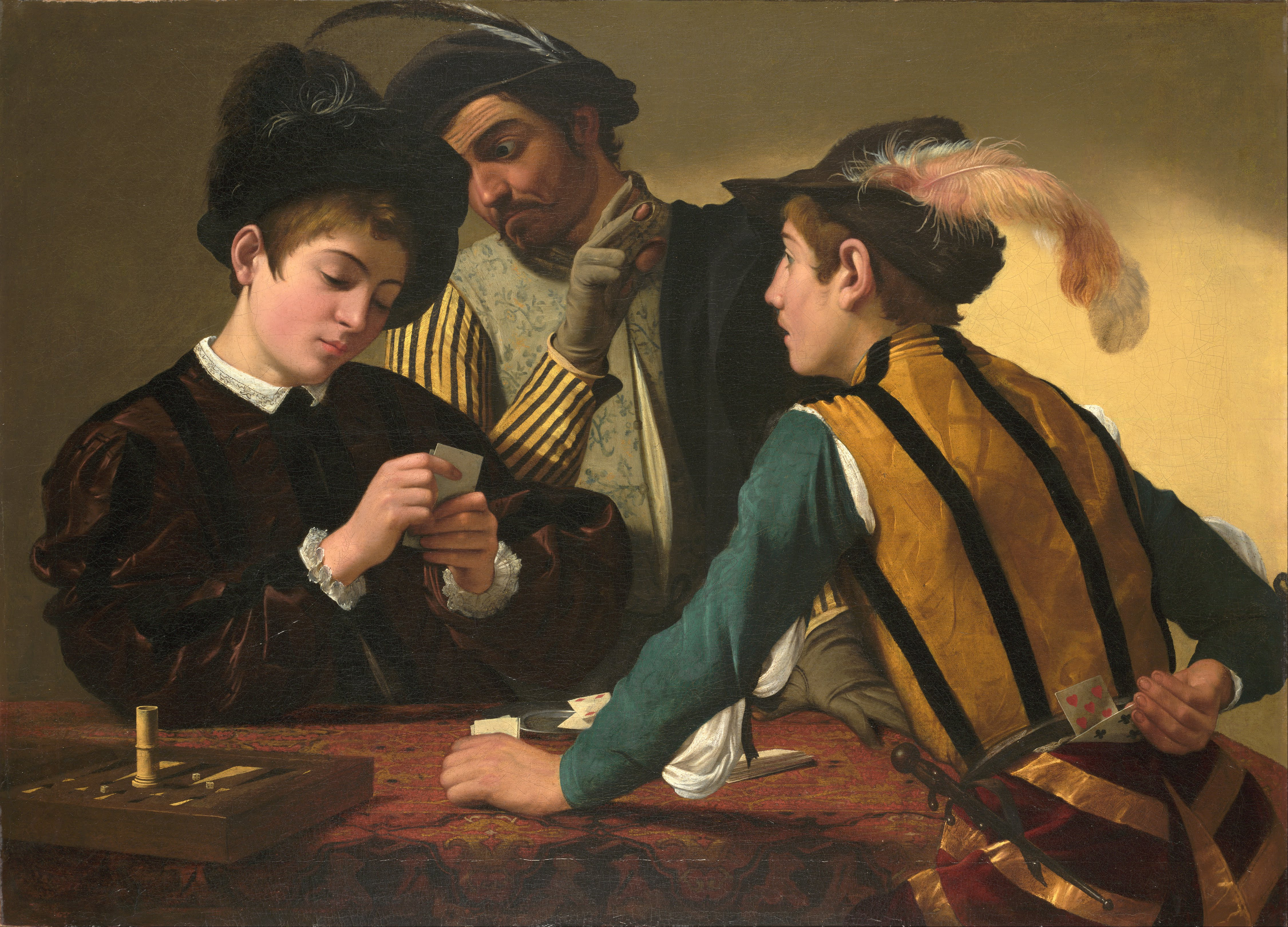 Caravaggio's The Cardsharps: the kind of personal gambling debt section 7 has in mind, credit pledged for a purpose entirely unconnected with the firm's business, which does not bind the firm absent specific authorisation.