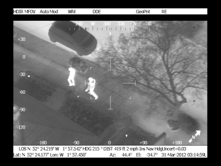 A fleeing burglary suspect — the classic non-visitor whose claim, once classified as a trespasser, shifts entirely to the stricter 1984 Act regime.