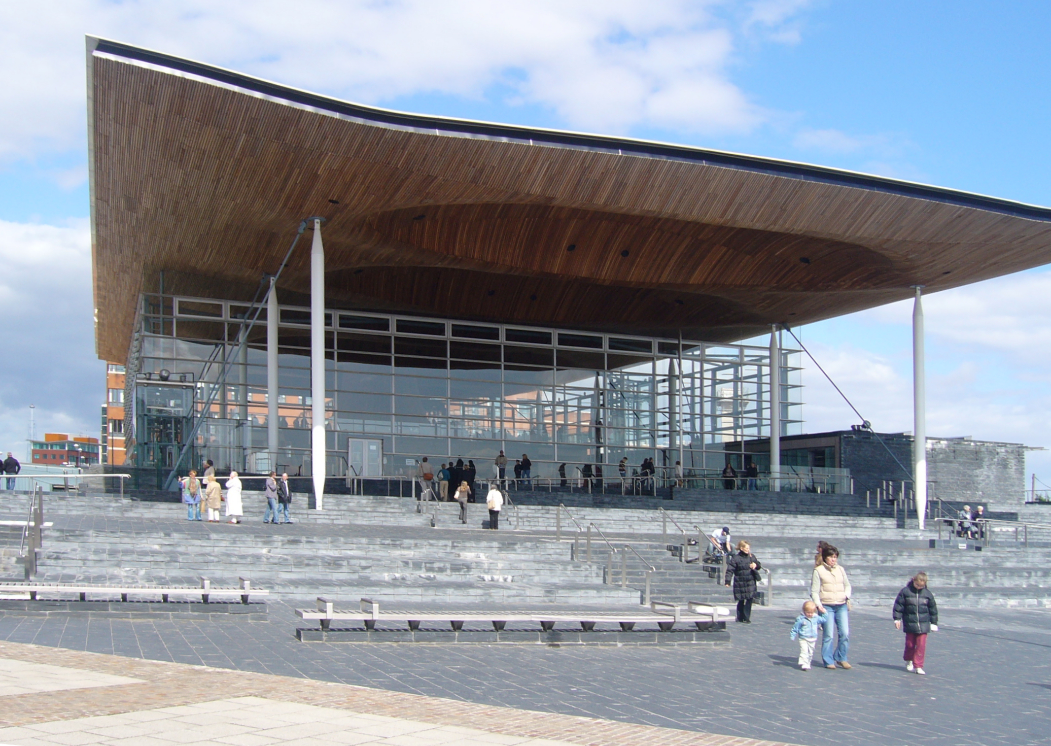 The Senedd, home of the Welsh Parliament and Government — Wales's devolved tax powers mean a lease of Welsh land pays Land Transaction Tax (LTT) instead of SDLT.