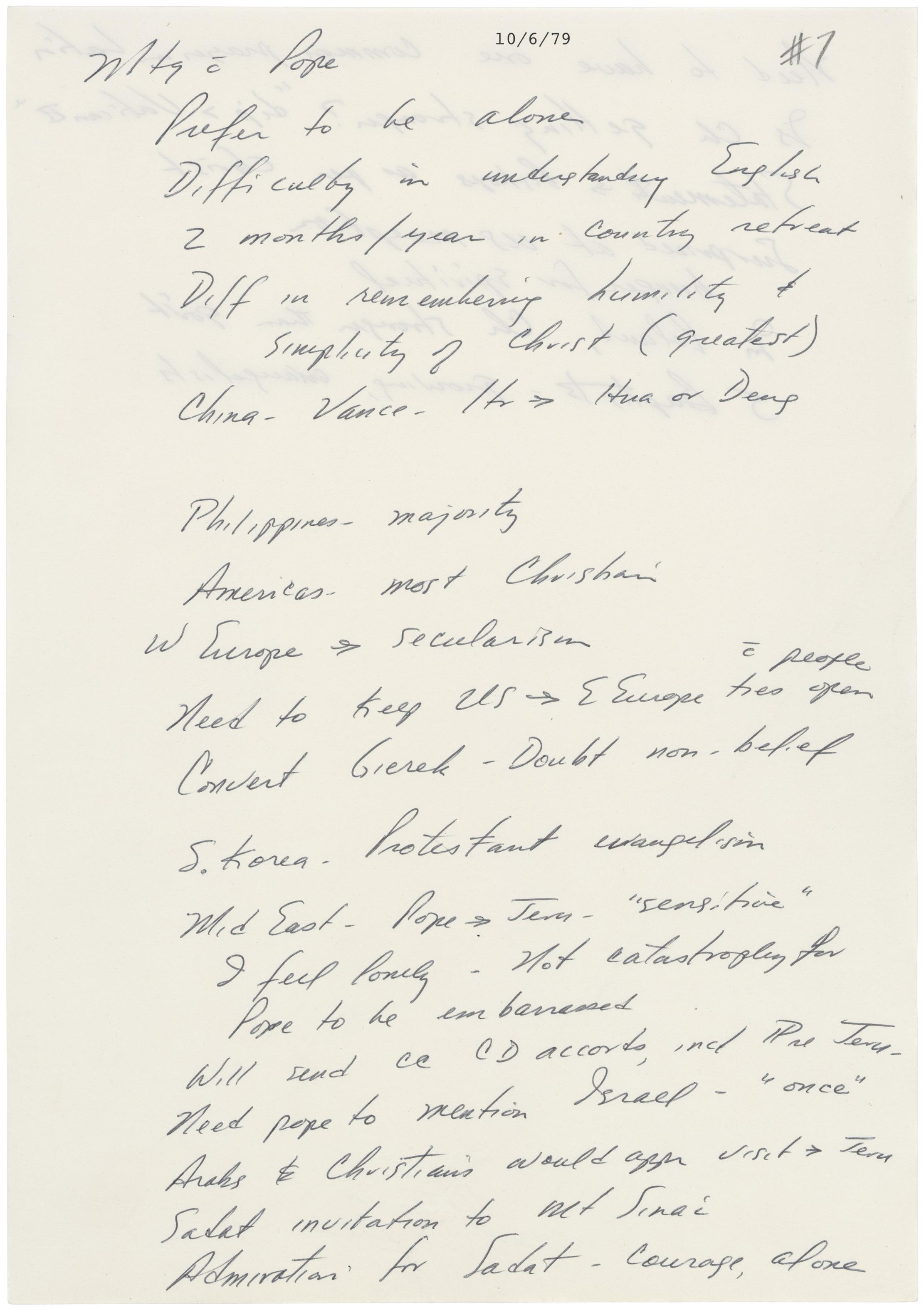 Handwritten notes, diaries, and original letters are primary sources that provide an unfiltered, first-hand account of historical events.