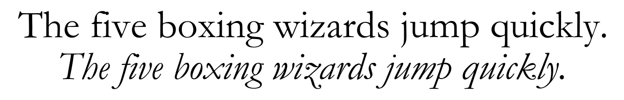A comparison of standard Roman type with Italic type, demonstrating how authors manipulate typography to emphasize foreign words, scientific classifications, or key concepts.