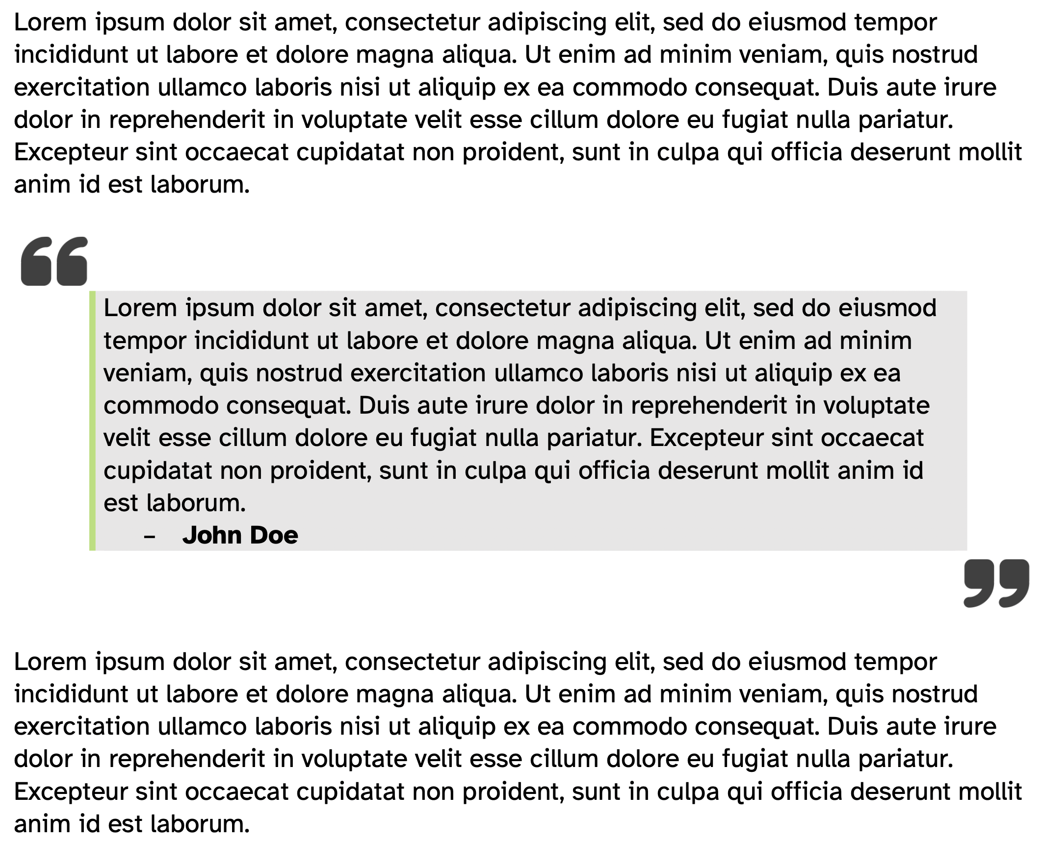 A structural diagram of a block quotation. While direct quotes are vital for proving claims, students should master paraphrasing to avoid relying heavily on large, disruptive blocks of text.