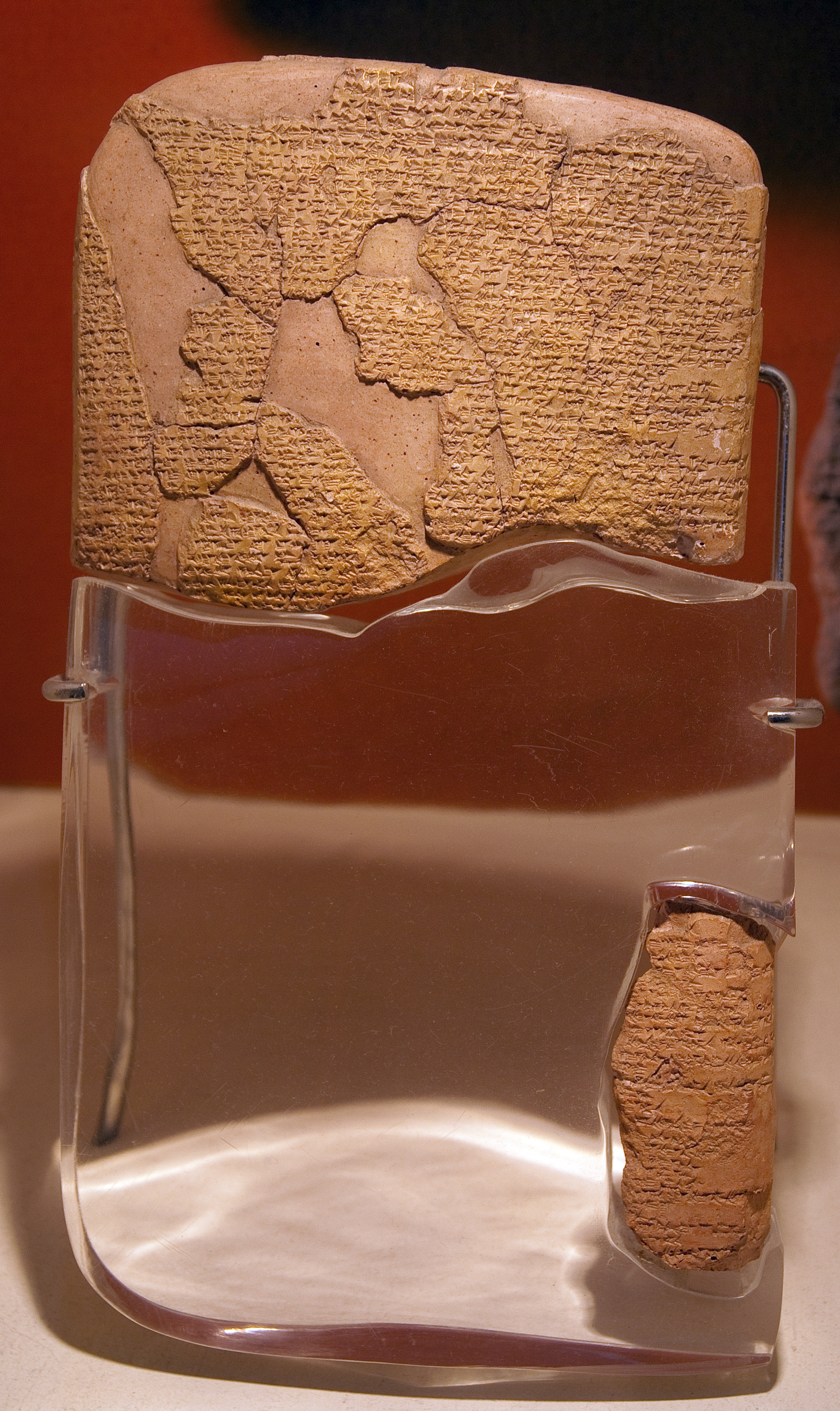 The Egyptian–Hittite peace treaty, dating to the 13th century BCE, is one of the oldest known written examples of a formal treaty between two sovereign powers.