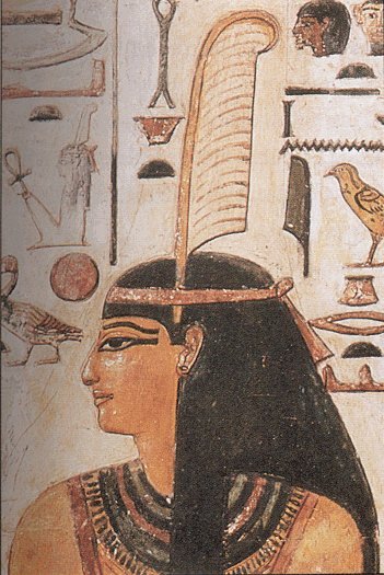 The Egyptian goddess Ma'at, representing the cosmic harmony and truth that pharaohs were divinely obligated to maintain.