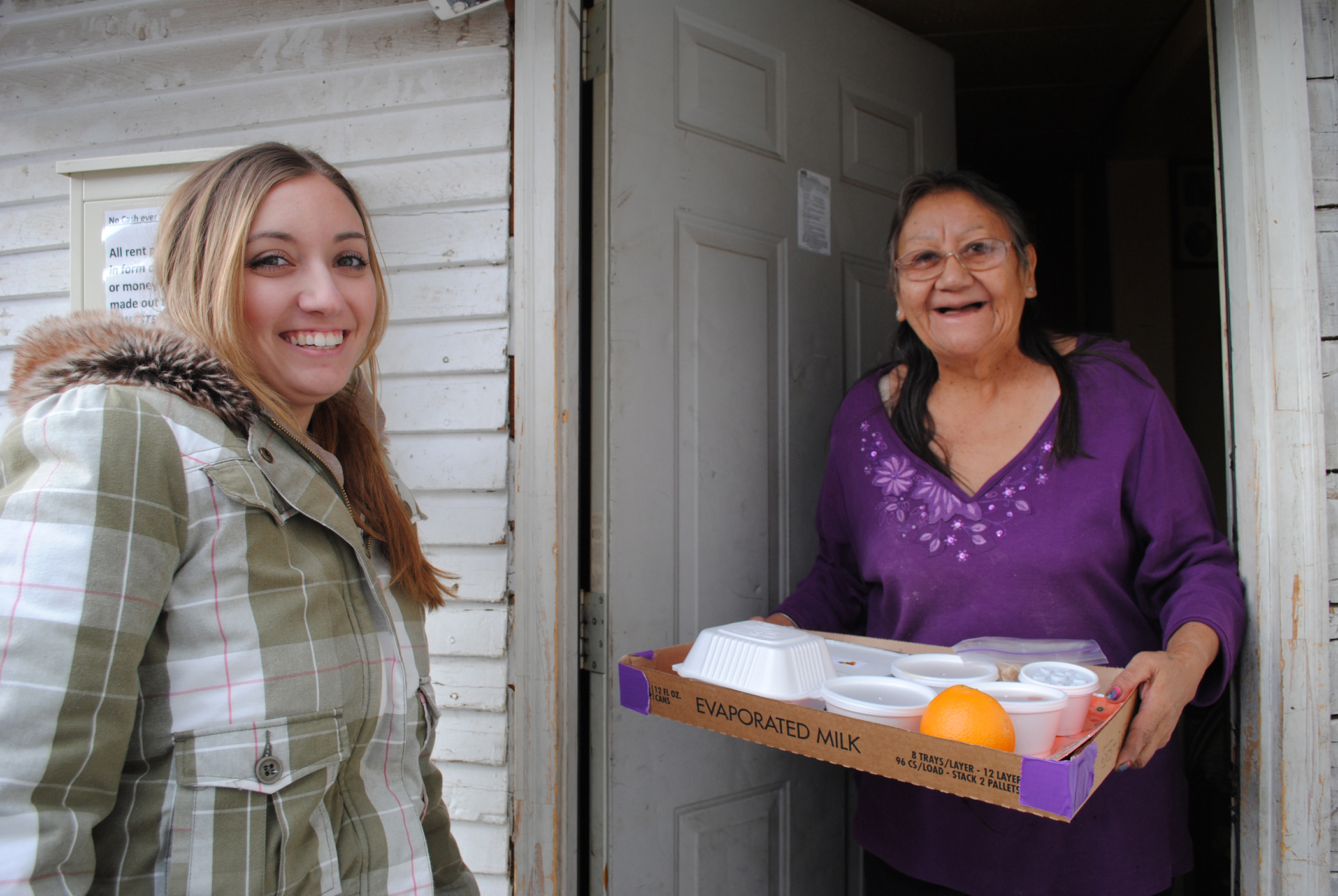 Social workers frequently coordinate post-discharge community resources, such as home-delivered meal programs, to ensure patients have adequate nutritional and psychosocial support outside the hospital.
