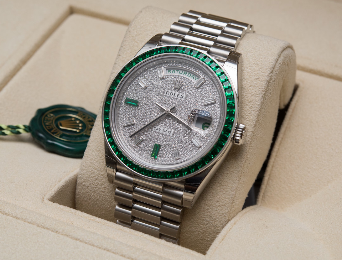 A Rolex watch — the classic example of a specific gift: if the testator no longer owns it at death, the gift adeems and simply fails rather than being replaced with its cash value.
