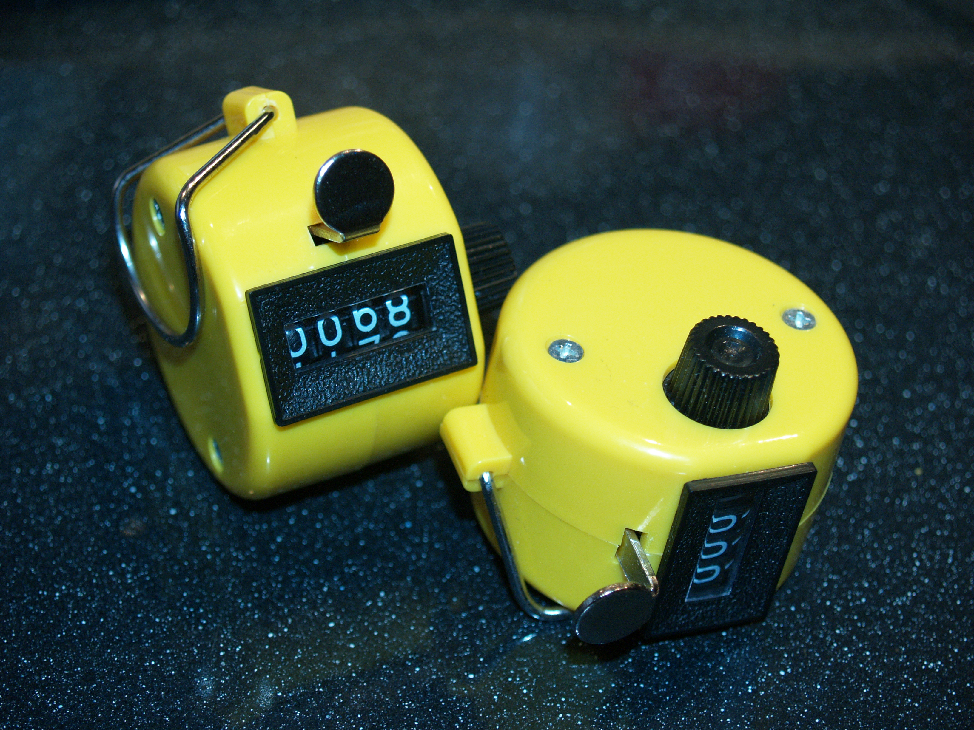 Mechanical tally counters allow behavior analysts to gather objective, quantitative data on the real-time frequency of a student's targeted behaviors during a direct observation.