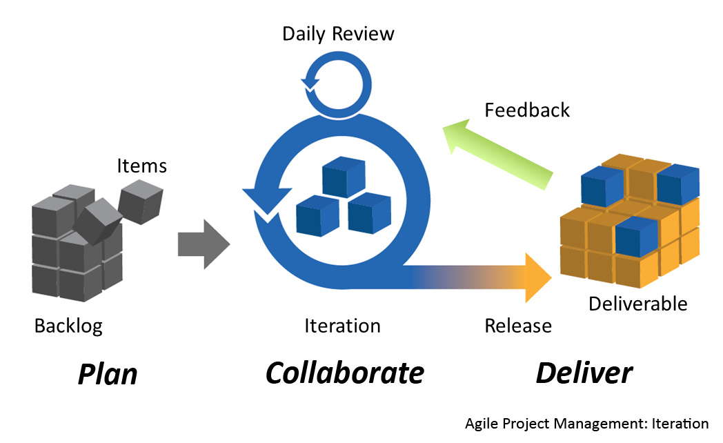 In an agile project environment, work is completed in self-organizing iterative cycles. This requires the project manager to shift away from command-and-control management toward removing impediments for the team.