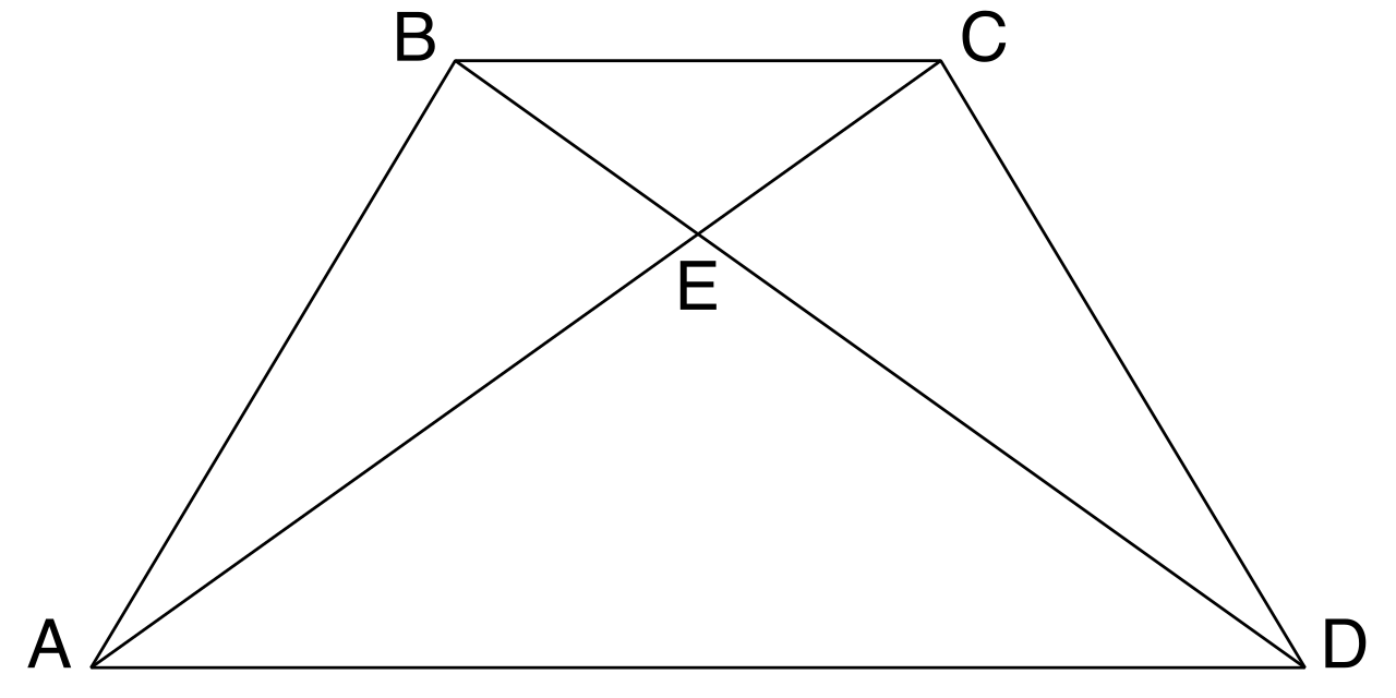 An isosceles trapezoid possesses rigid left-right symmetry, a structural balance that creates identical base angles and internal diagonals of equal length.
