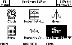 A graphing calculator dynamically plotting a sine wave. When modeling continuous real-world phenomena, calculators must be properly configured to Radian mode to correctly scale inputs against real numbers.