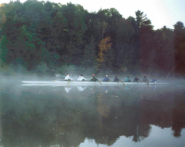A rowing shell requires all team members to paddle in a unified direction; similarly, a project team needs a shared vision to avoid chaotic, counterproductive effort.