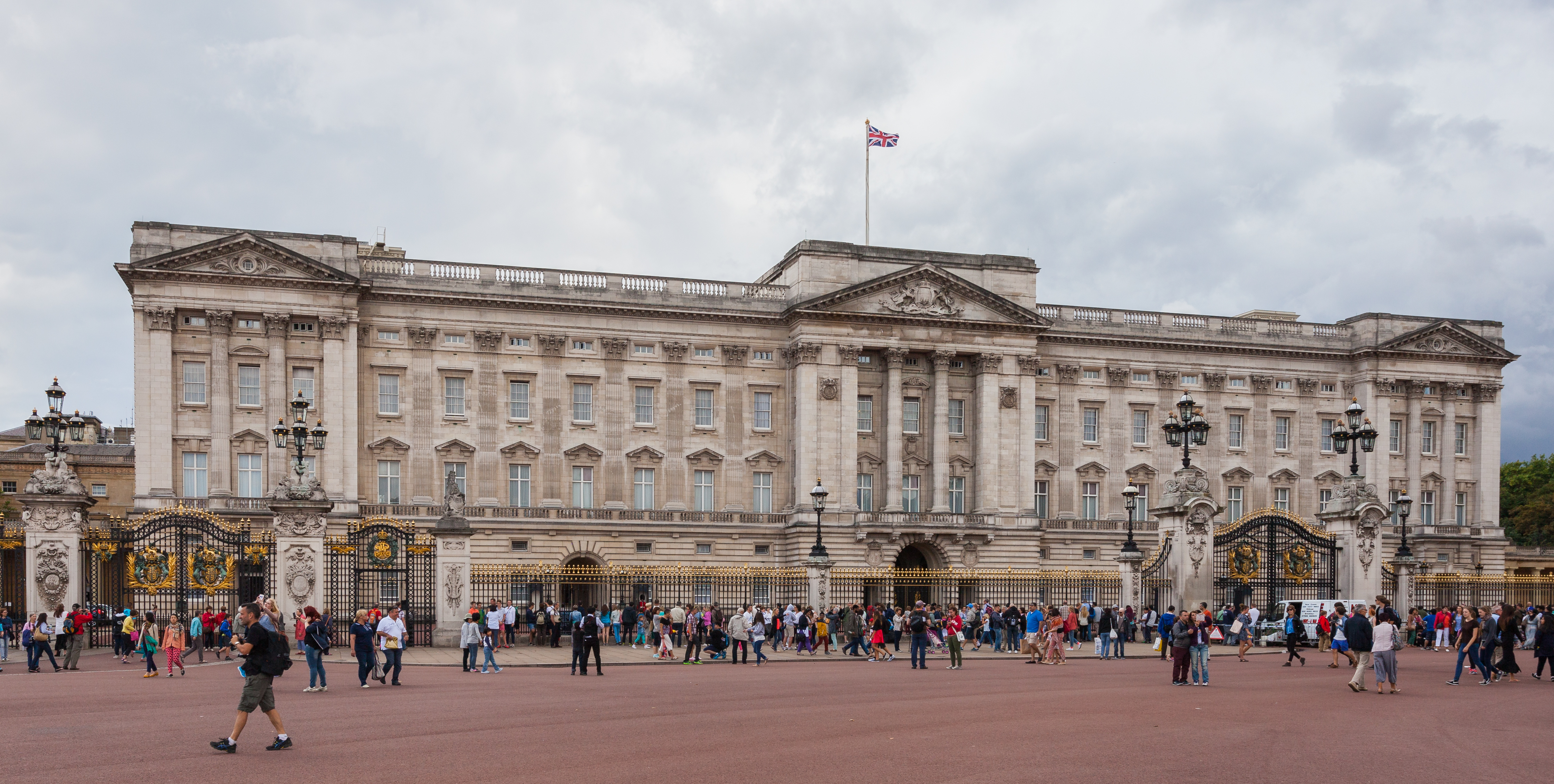 Buckingham Palace, a Grade I listed building — alterations affecting a listed building's character need listed building consent, a separate regime from ordinary planning permission and enforceable in its own right.