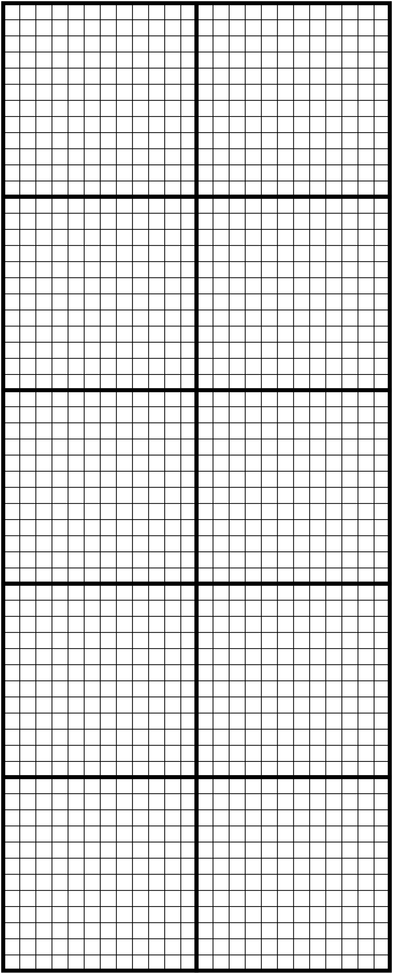 A geometric representation of the Greatest Common Factor: a 24-by-60 area can be perfectly tiled by squares with a maximum side length of 12.