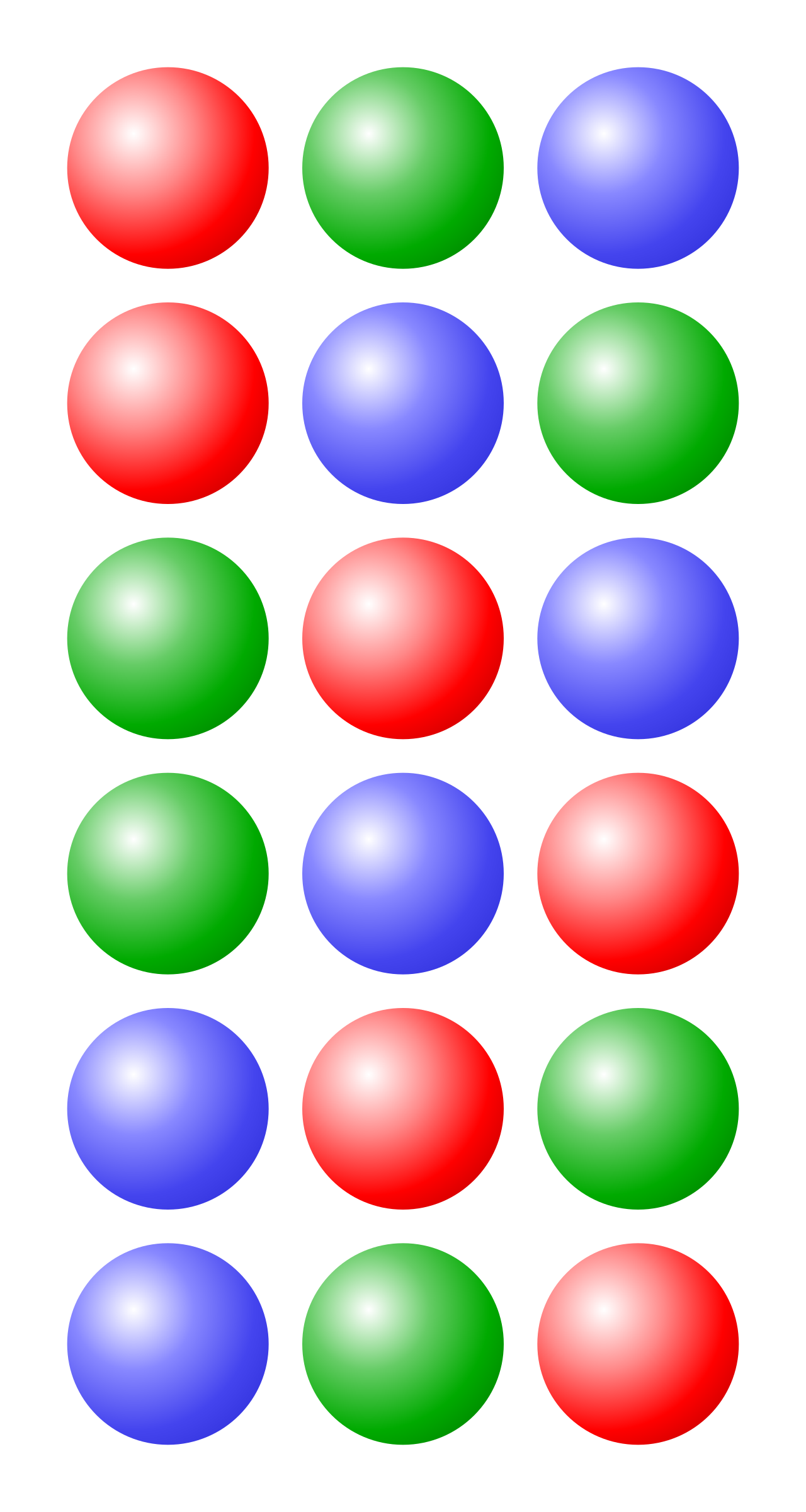 All six distinct permutations of three unique items. Because the sequence matters, each specific arrangement constitutes a distinct outcome.