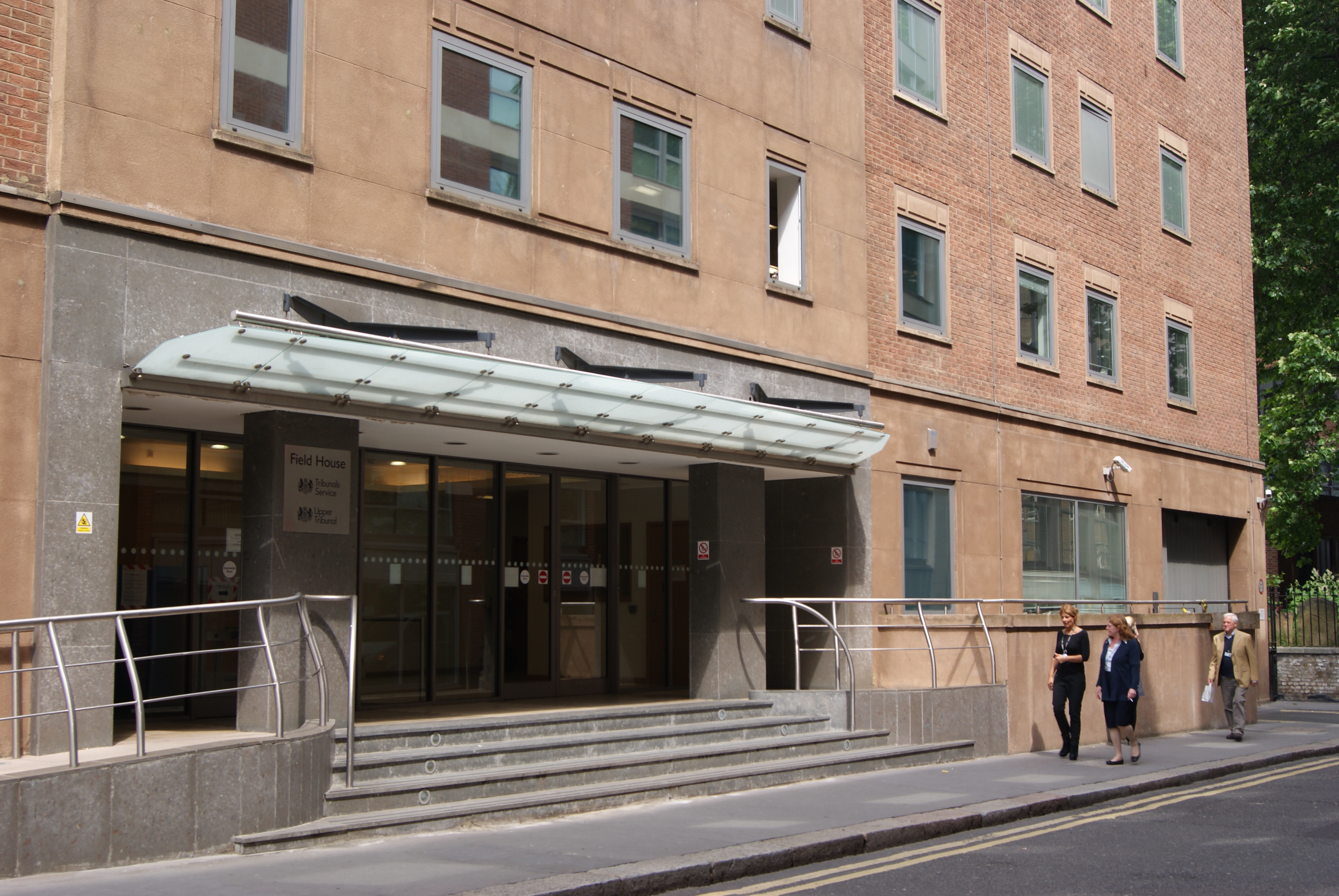 Field House in London, seat of the Upper Tribunal, which hears specialist statutory appeals outside the ordinary court hierarchy.