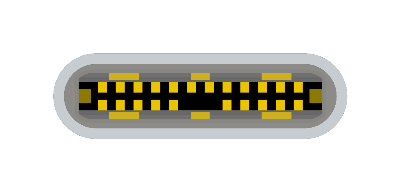 The modern USB Type-C connector features a reversible design, eliminating the need to orient the plug correctly before insertion and unifying host and peripheral connectivity.