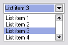 A drop-down list restricts user input to standardized terms, creating structured, searchable data for research and quality improvement.