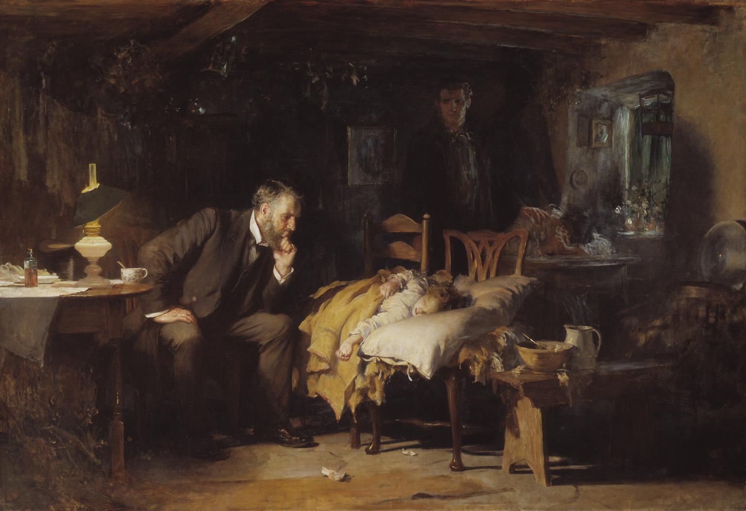 A doctor examining a patient: the doctor–patient relationship is one of the categories where a relationship of trust and confidence — and so the presumption of undue influence — arises automatically, without needing separate proof.