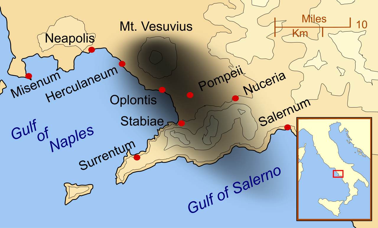 A cause-and-effect text about Mount Vesuvius would explicitly connect the eruption (the cause) to the resulting ash distribution and destruction of surrounding cities like Pompeii (the effect).