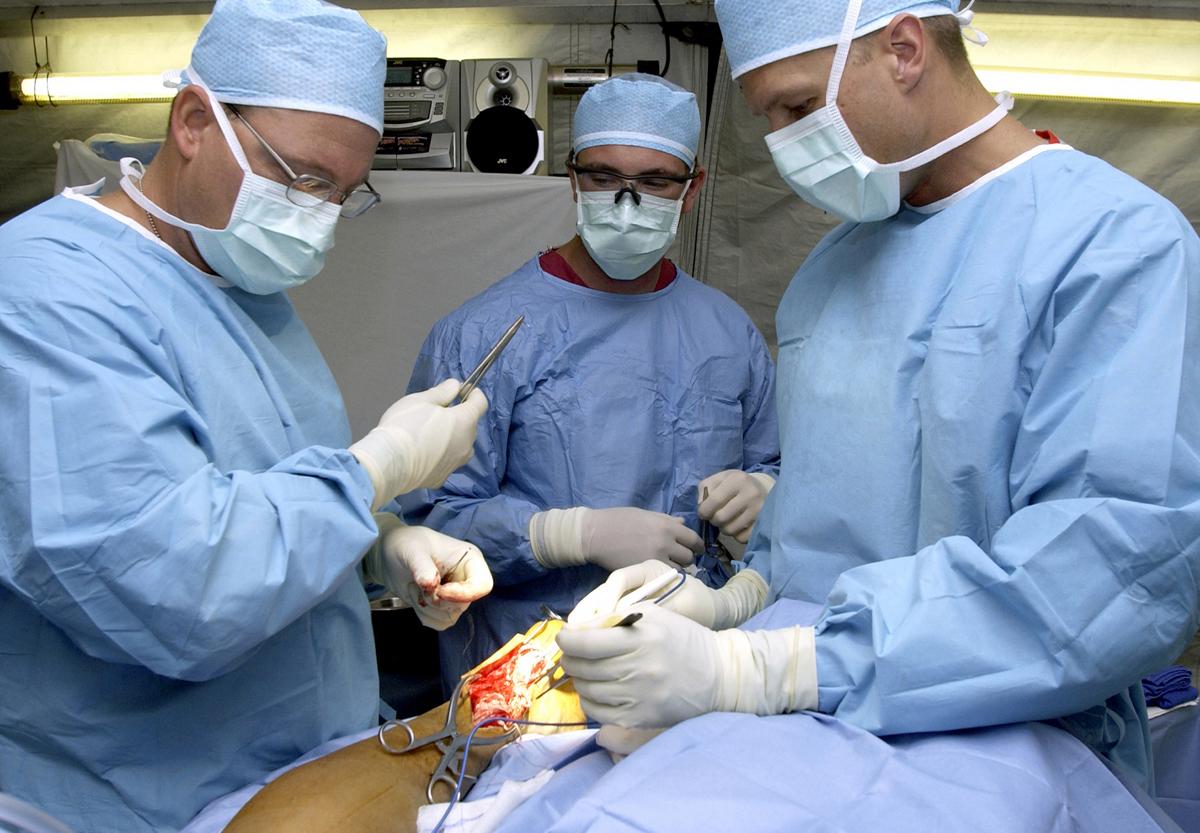 When a surgical team performs an operation together, the group functions as a single, cohesive entity and requires a singular verb.