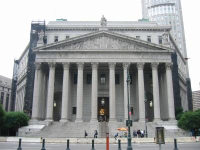 Major commercial centres such as London and New York (pictured: the New York Supreme Court) are common choices in exclusive jurisdiction clauses.