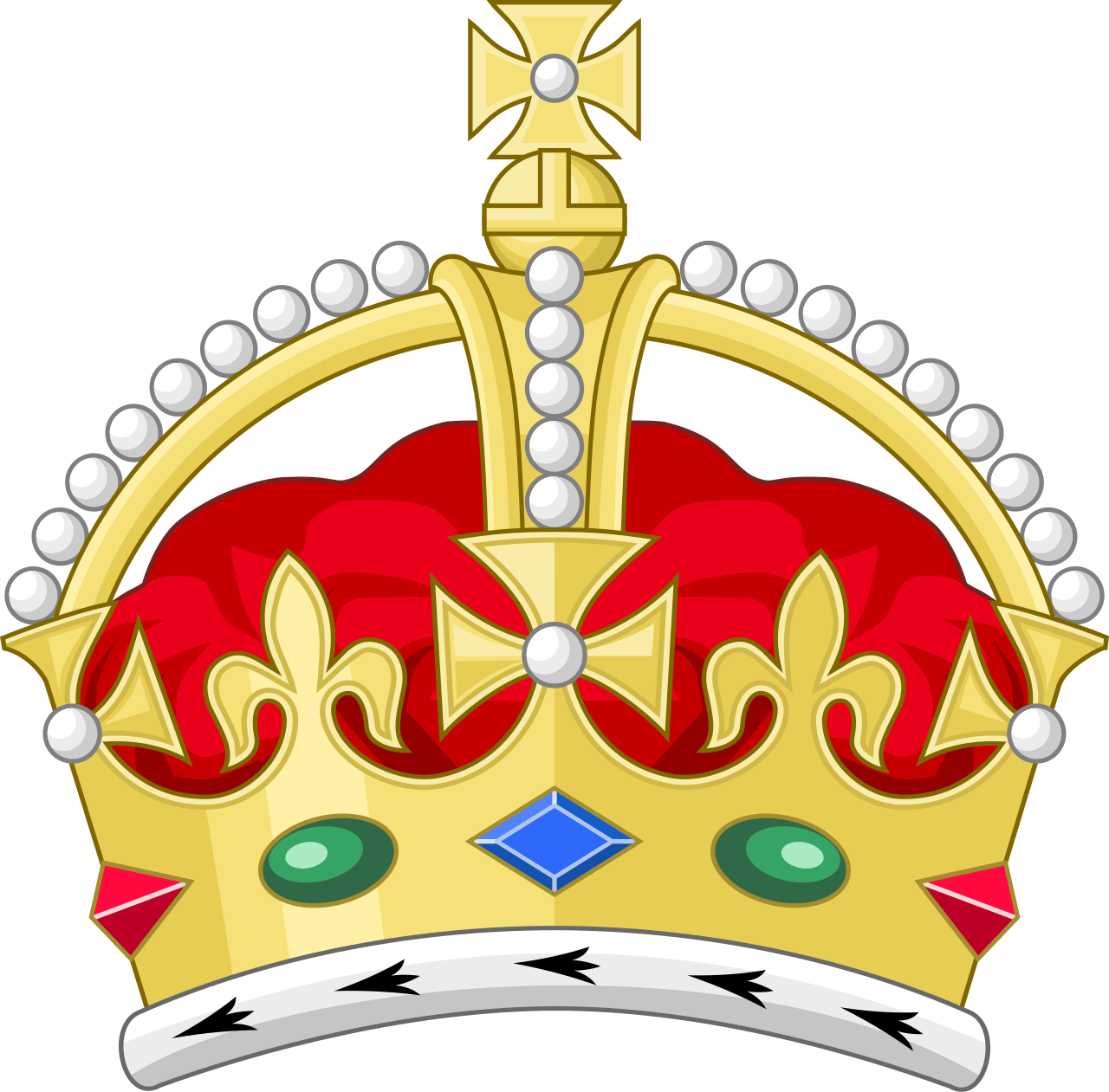 The Crown, in English land law's constitutional theory, is the ultimate allodial owner from which every freehold estate is technically held.