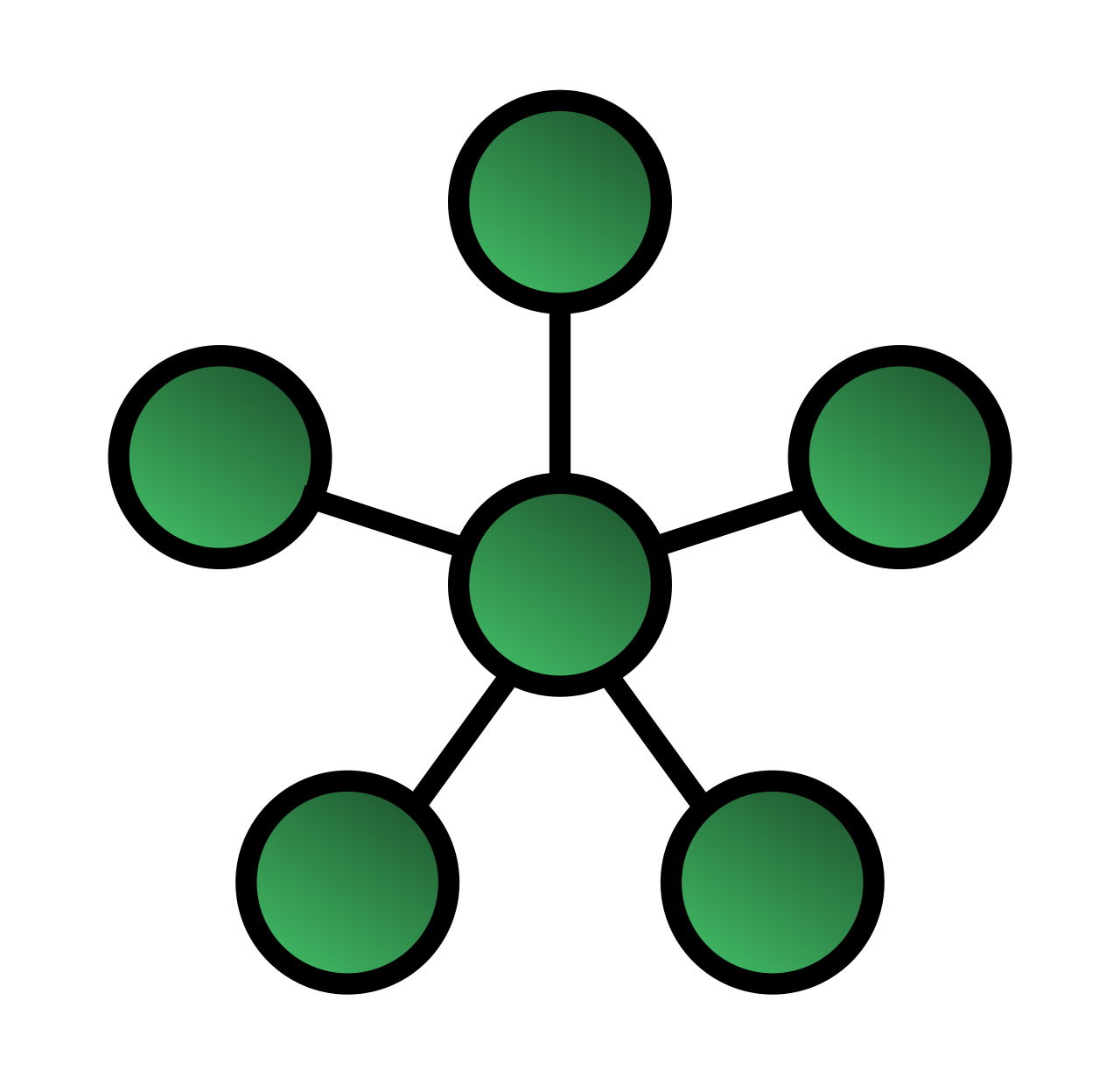 A star network topology connects all endpoint devices to a single central switch, creating an isolation boundary for failures but introducing a critical single point of failure at the core.