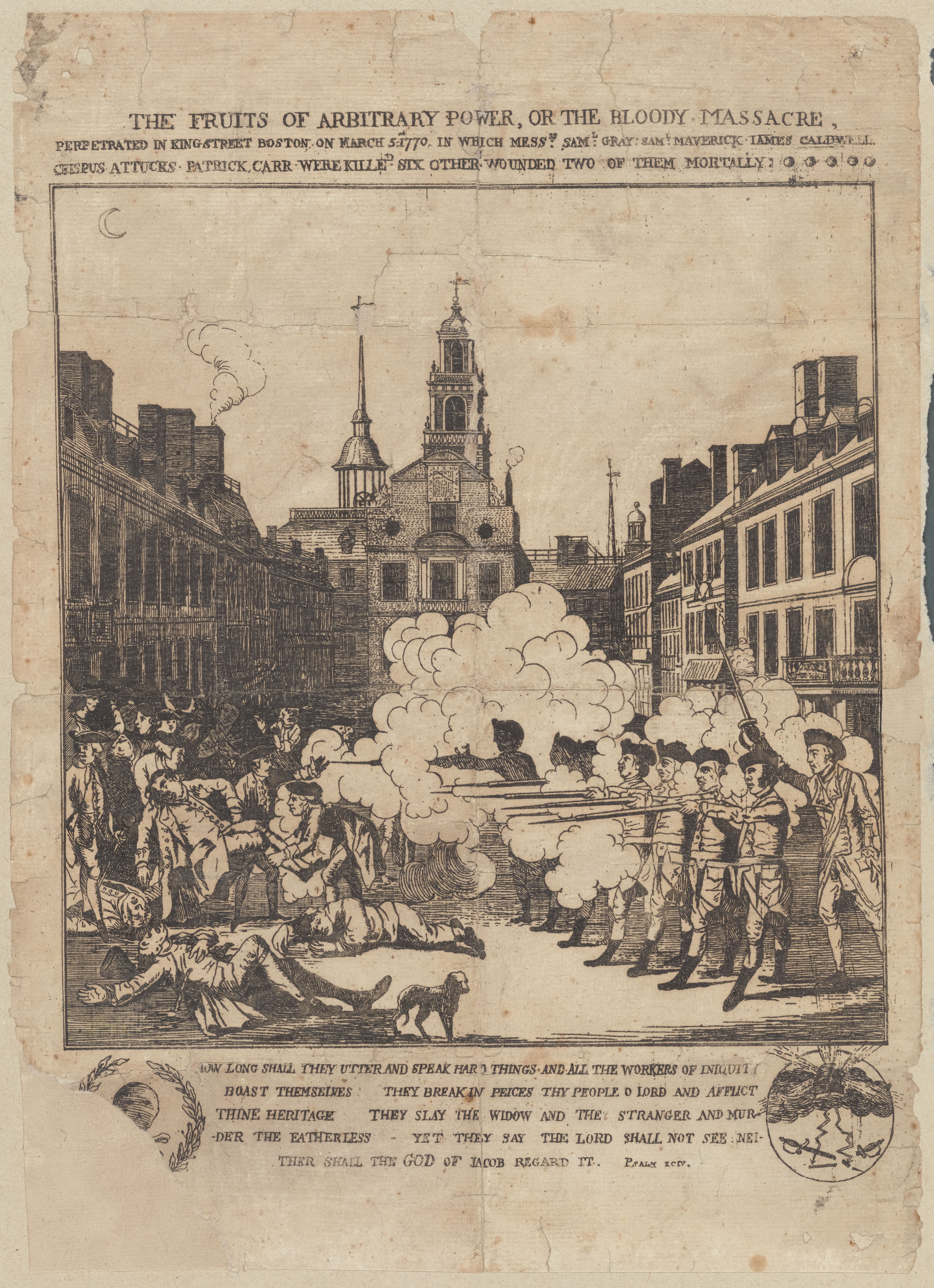 Henry Pelham's engraving of the Boston Massacre (1770) served as highly effective anti-British propaganda, portraying the soldiers firing into a peaceful crowd.