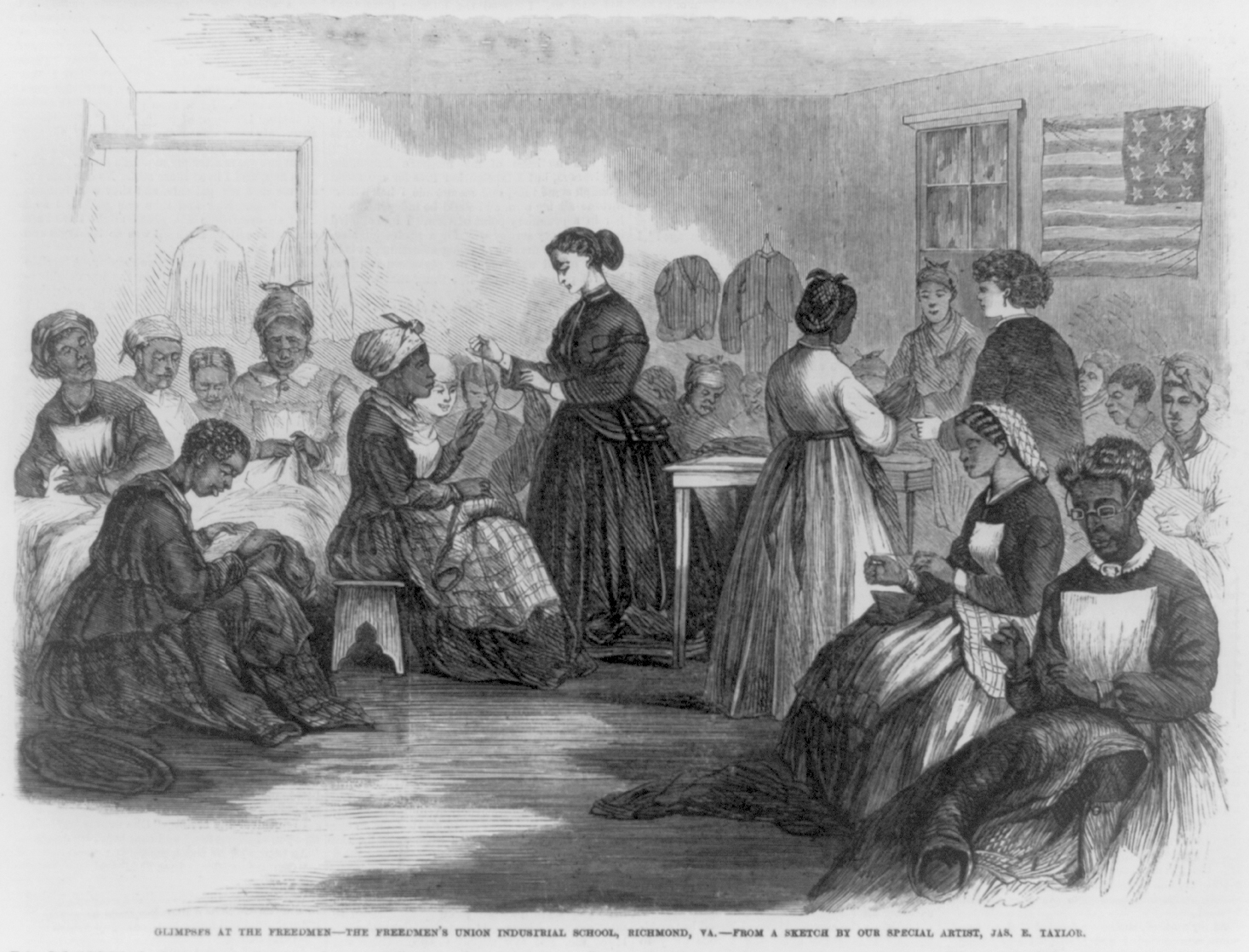 The Freedmen's Bureau helped establish schools and industrial training facilities across the South to support formerly enslaved individuals.