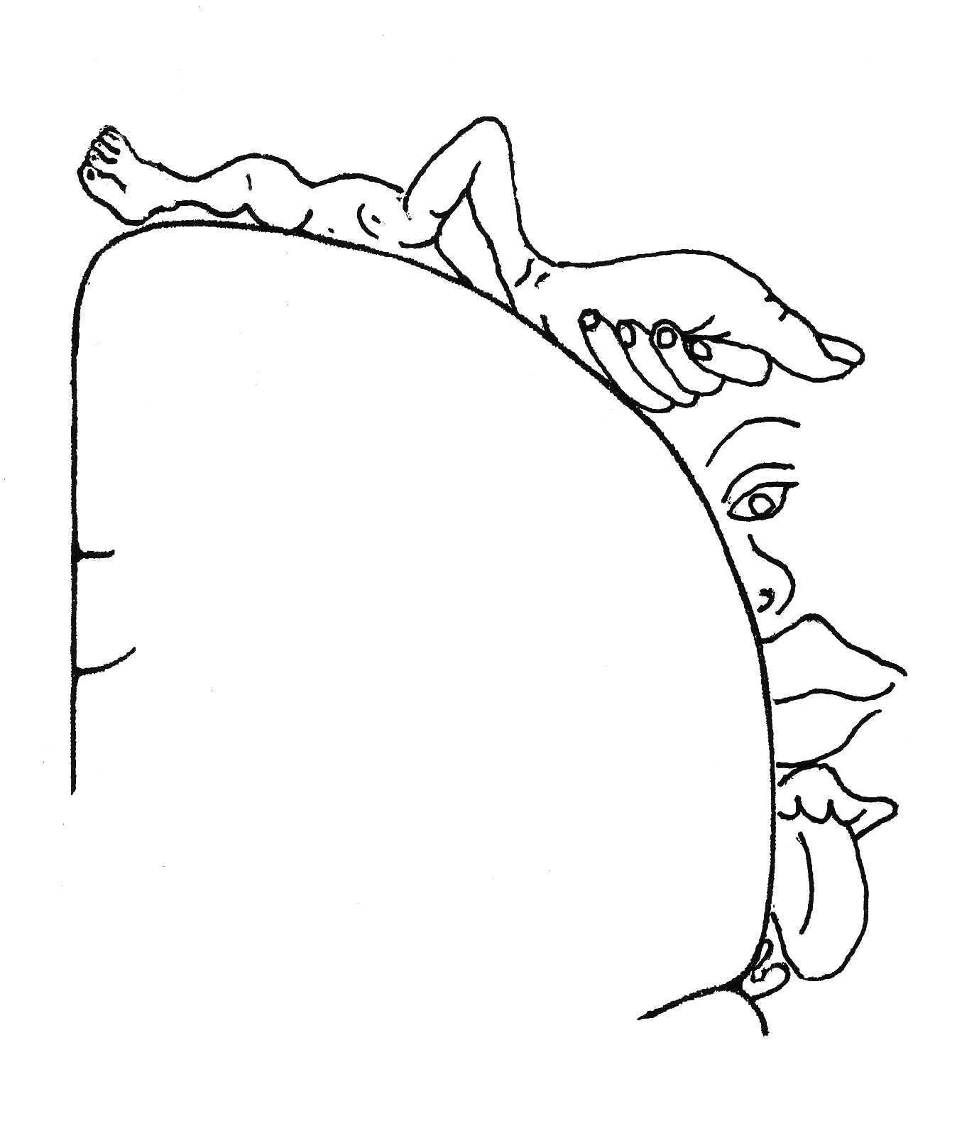 A cortical homunculus models the human brain's somatosensory map. Effective literary imagery functions by triggering these exact sensory processing pathways in the reader's brain without the physical stimuli being present.