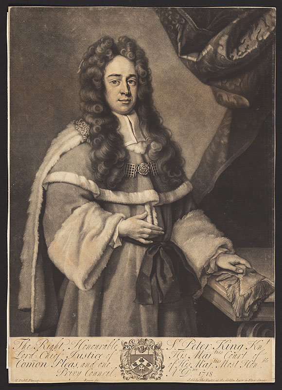 Lord Chancellor King, who decided Keech v Sandford (1726), the founding case of the no-profit rule.