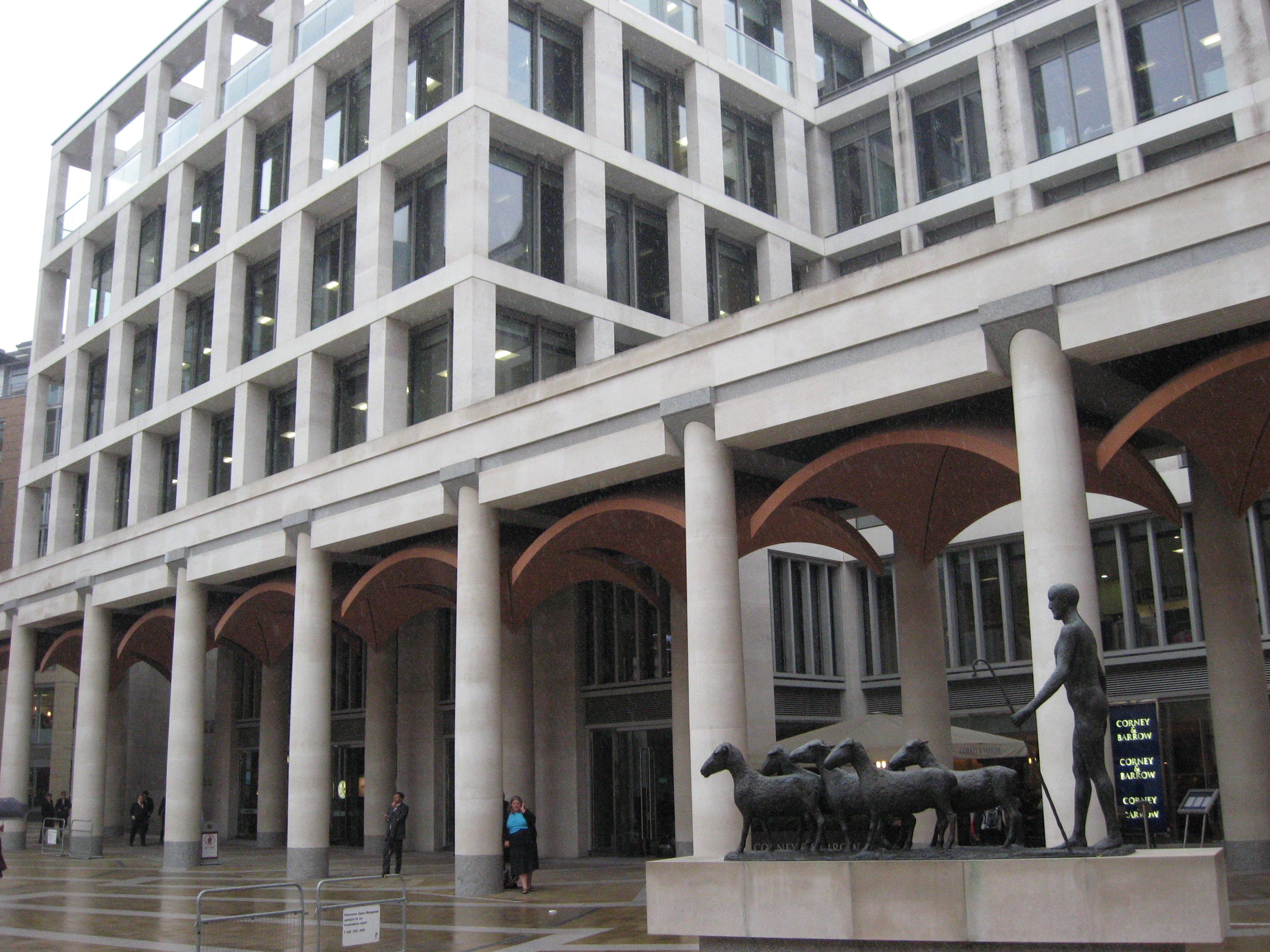 The London Stock Exchange — the trading venue a public company may seek admission to, an option not open to a private company limited by shares.